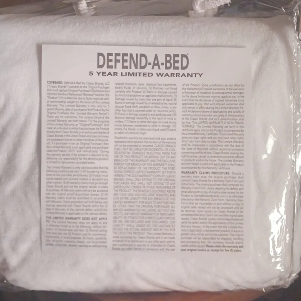 Defend A Bed Waterproof Mattress Protector